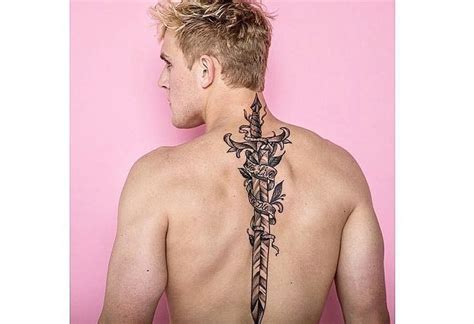 jake paul sword tattoos